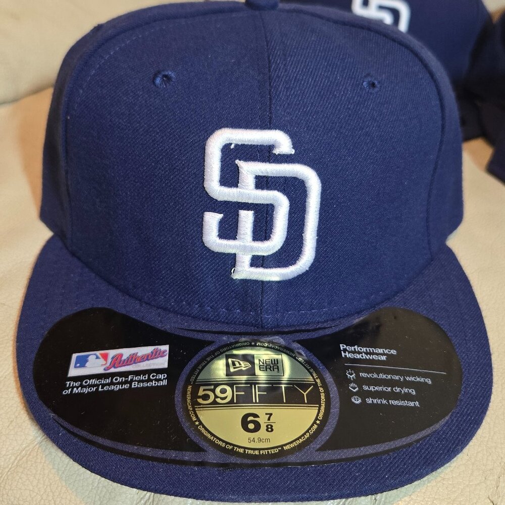 New San Diego Padres Hat Cap Fitted MLB Baseball Logo New Era 59Fifty